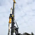 The multifunctional BG 23 H Bauer drilling rig on a BT 65 base carrier